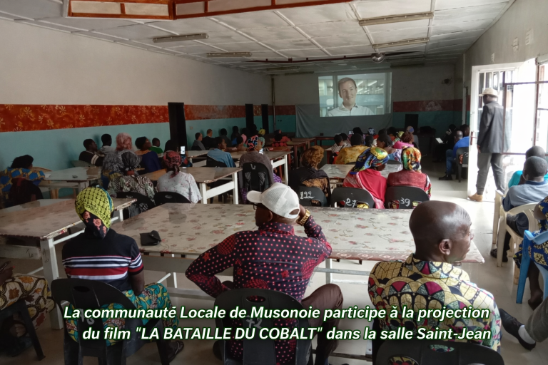 Community screening at Saint-Jean hall