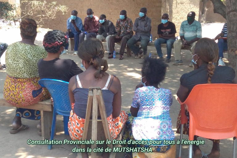 Consultation provinciale sur l'énergie à Mutshatsha